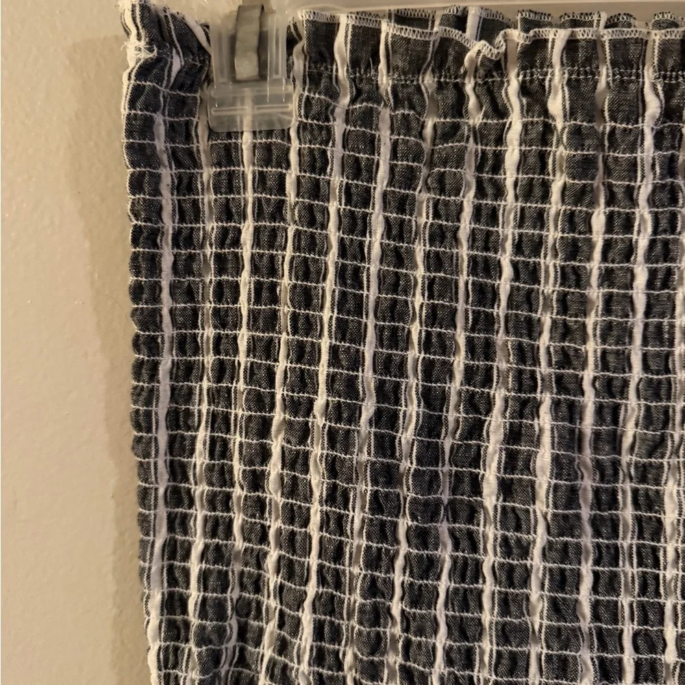 Love Tree Black and‎ White Textured romper